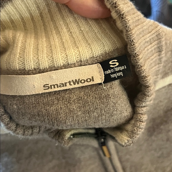 SmartWool full-zip 100% Merino Wool knit sweater, size S - Picture 7 of 9